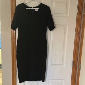 Cabi Claire Short Sleeves Black Dress Size 8